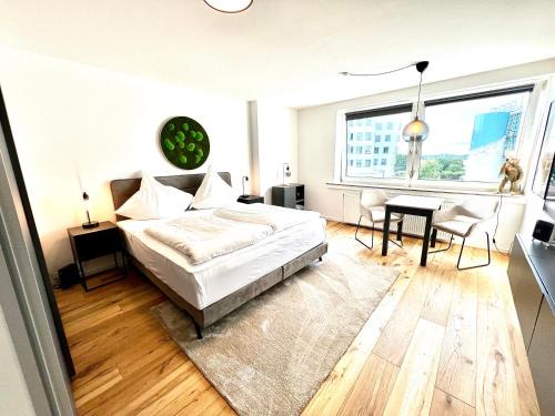 City-Apartment mit Rheinblick