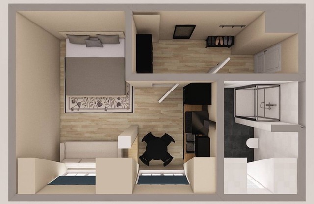 City Studio mit Wohnküche - Luga Homes - Chausseehaus