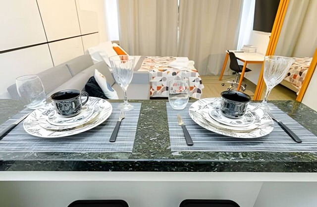 Clean modern studio with air at Lifespace Curitiba