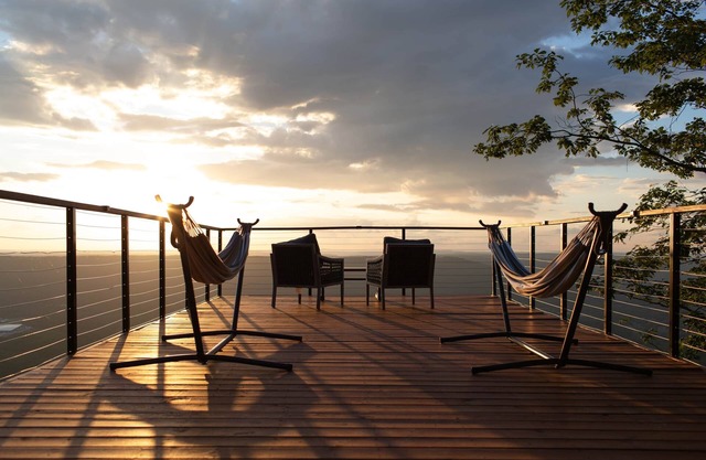 Cloud 9 Rooftop Deck at On The Rocks Container Home