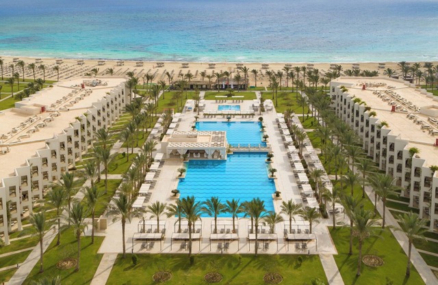 Coastal Elegance Near Almaza Bay Beach with Pool - Room with Side Sea View
