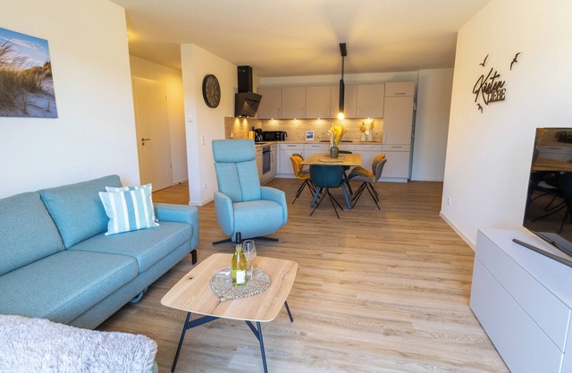 Coastal love - enjoy the North Sea air. Sauna. Roof terrace. Family time.