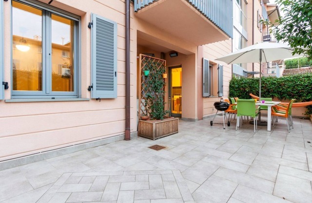 Colorful Boccaccio apt with Patio and Motorcycle Place