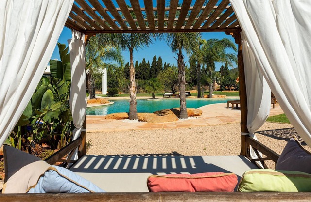 COMETA Villa. Ibiza. impressive country house with a lot of garden