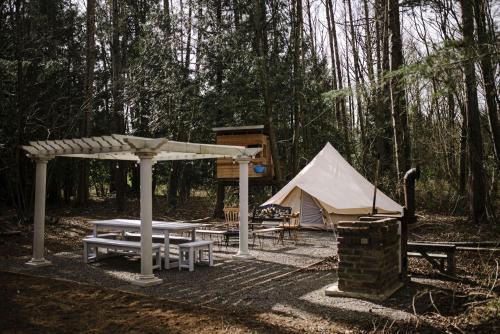 Comfortable Bell Tent Rental near Birch Bay Perfect for Glamping in Washington