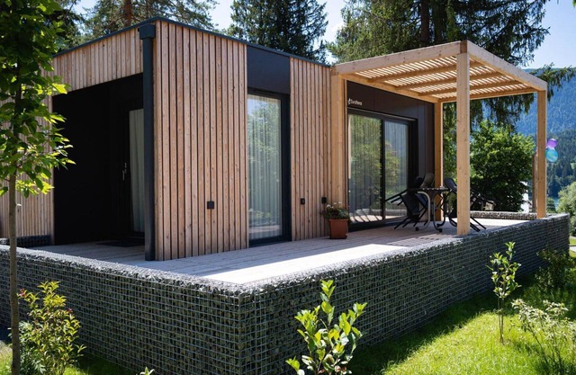 Comfortable chalet with ac, in a holiday park near the beautyfull Pressegger See
