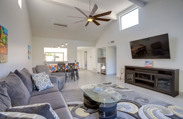 Community Perks, 2 Patios: Cathedral City Condo!