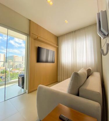 Conforto e modernidade na praia 400m - mar