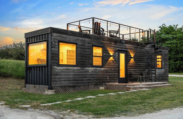 Container home with rooftop views and pickleball-The Meadows