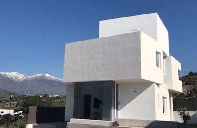 Contemporary detached villa with private pool and garden