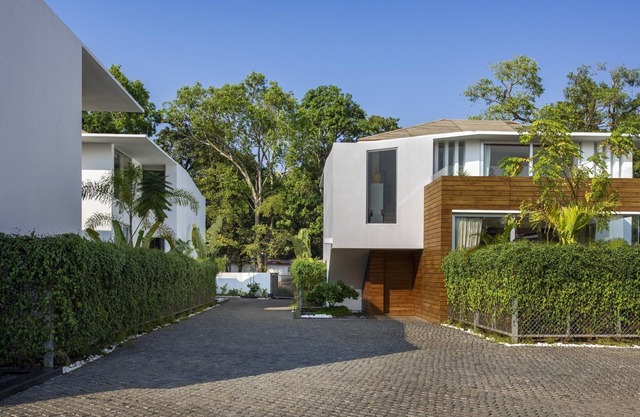 Contemporary & Aesthetic design, these Eco friendly homes are nestled within Goa