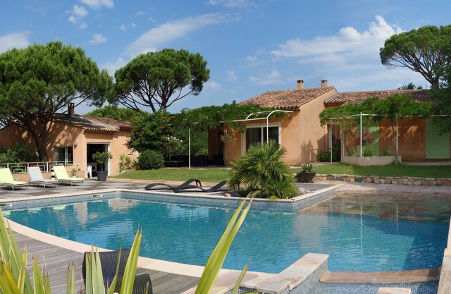 Contemporary villa with pool and garden