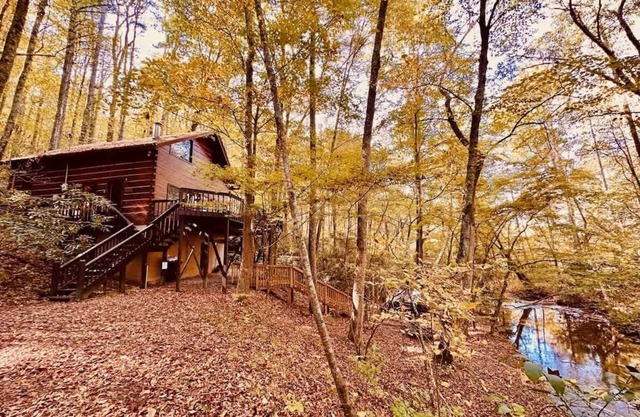Copper Cabin - Blue Ridge, creek, pets, fire pit