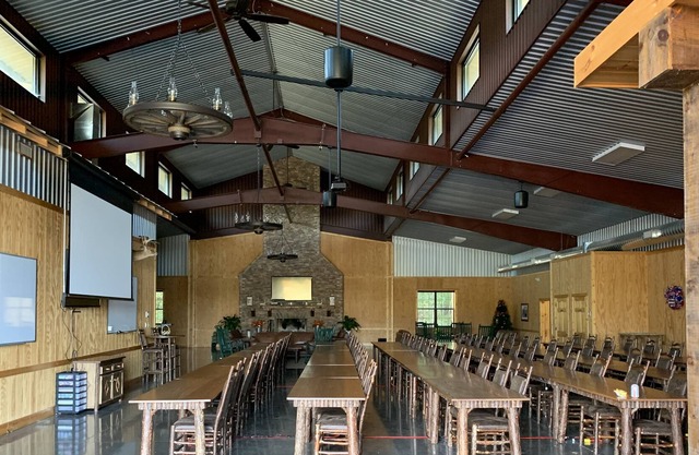 Corporate Retreat sleeps 68 on 61 acres with pond and hiking trails