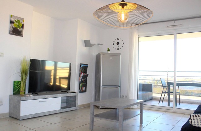 Cosy and spacious T3 - sleeps 4 to 6 - air-conditioned, quiet location near Etang de Thau