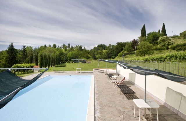 Cosy apartment for 5 guests with pool, WIFI, pets allowed, panoramic view and parking