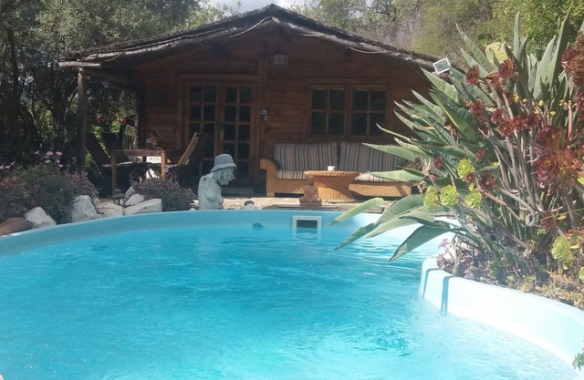 Cosy Wooden Cabin with private pool ideal for romantic retreat