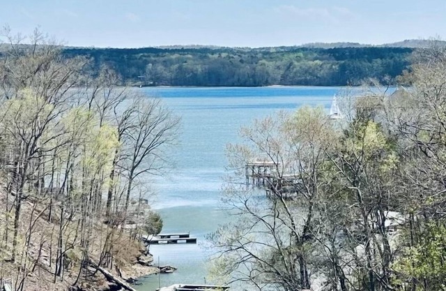 Cottage on the bluffs at Pickwick Lake.