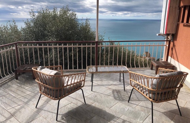 Cottage with beautiful sea view between Chiavari and Zoagli