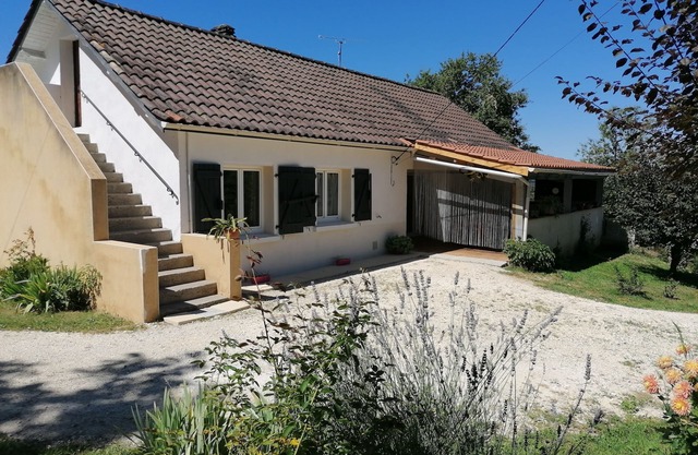 Country house with enclosed garden