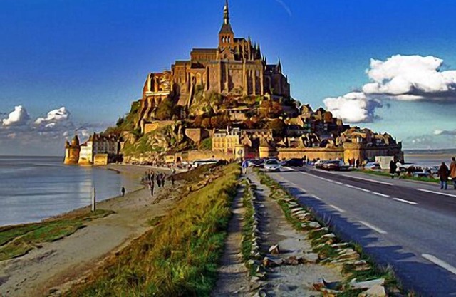 Country house in the bay of Mont St Michel. Quiet and pleasant site