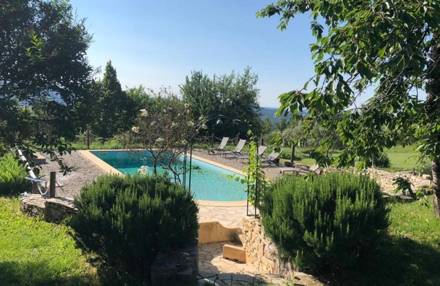 Country House 'La Colle En Provence Main House' with Mountain View, Private Pool and Wi-Fi