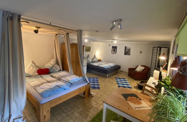 Country house room with approx. 30sqm, shower/WC, sauna, max. 4 adults + 1 infant (max. 1 year)
