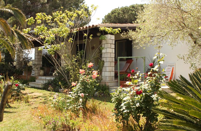 Country villa near the sea with small garden