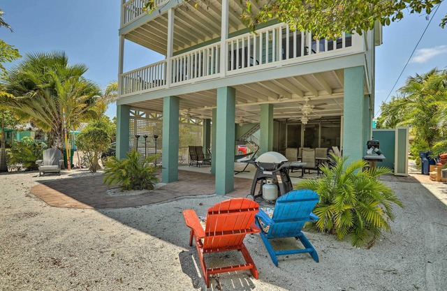 Covered Deck & Bay Views: Bradenton Beach Abode!