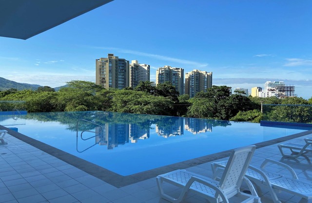 Cozy 1-bedroom apartment in enjoyable Santa Marta with AC, WiFi