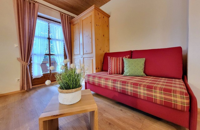 Cozy 1-room apartment with terrace and mountain view