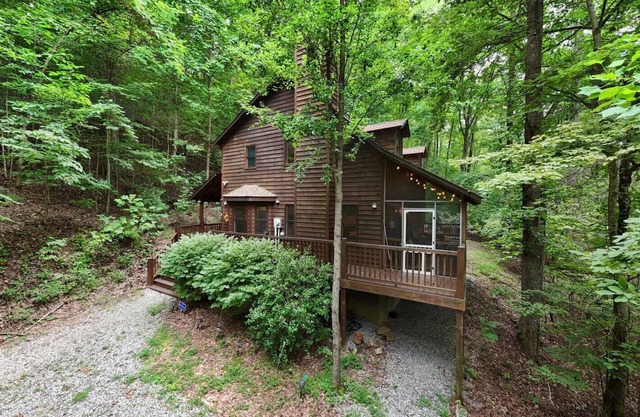 Cozy 2-bedroom cabin with WiFi, firepit, and more in Blairsville!