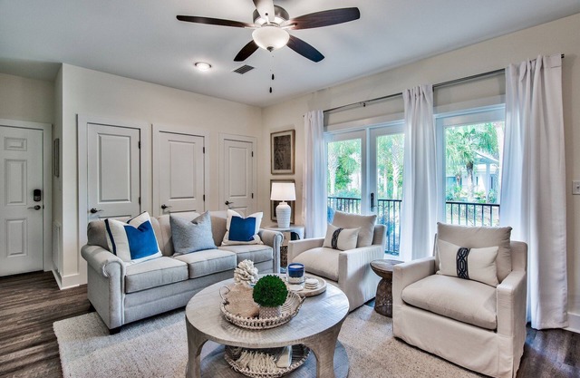 Cozy 30A Retreat | 2BR/2BA | Walk to Beach | Private Patio