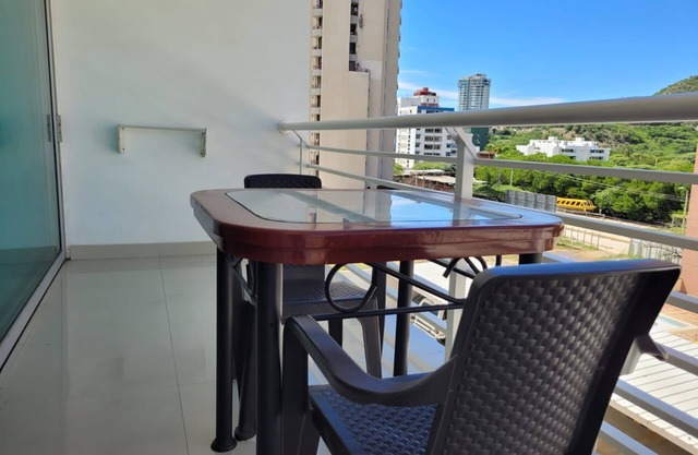 Cozy apartment in charming Santa Marta with pool, WiFi, mountain view etc.