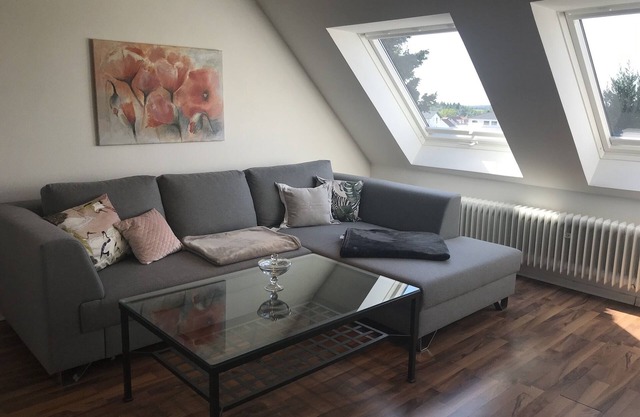 Cozy apartment in the Altmühltal with garden and distant view