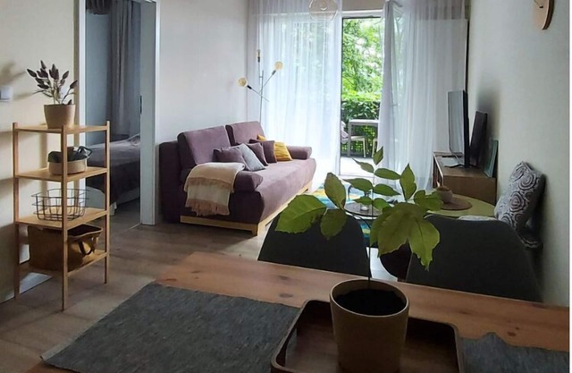Cozy apartment in the VIP, green area with a terrace & view of the Vistula River