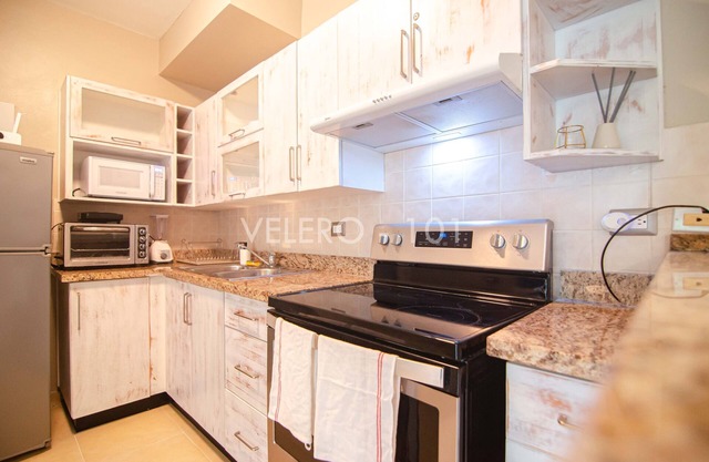 Cozy apartment located on the beachfront.n