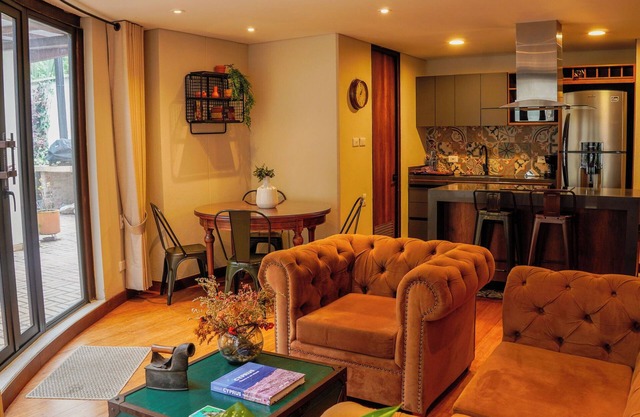 Cozy apartment with terrace in the historic center, Bogota.
