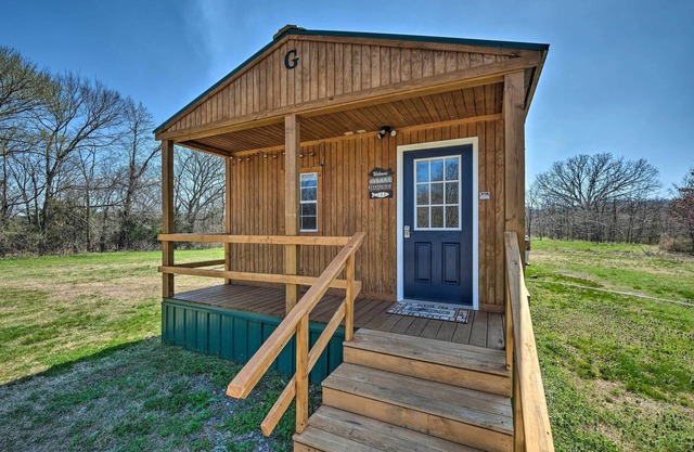 Cozy Cookson Cabin w/Fire Pit: 1 Mi to Lake!