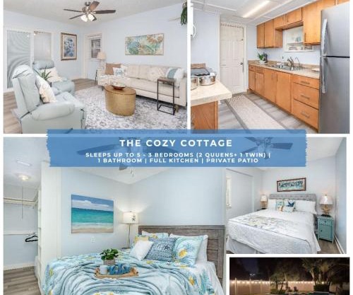 Cozy Cottage Pool Home close to Beaches