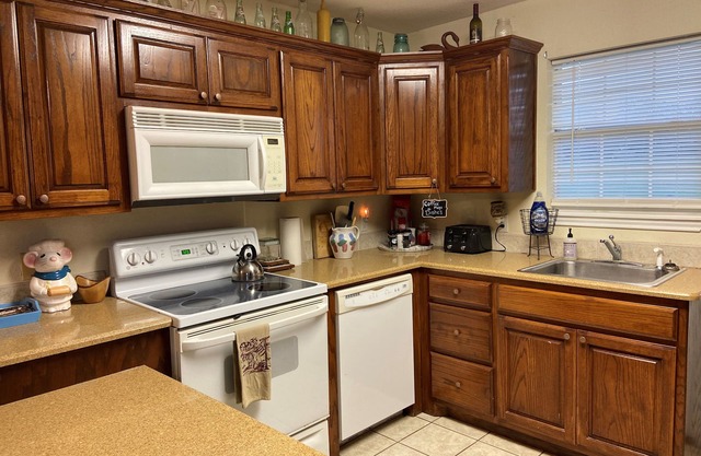 Cozy cottage with 1 bedroom, full kitchen, and WiFi, AC on 60 acres in De Leon.