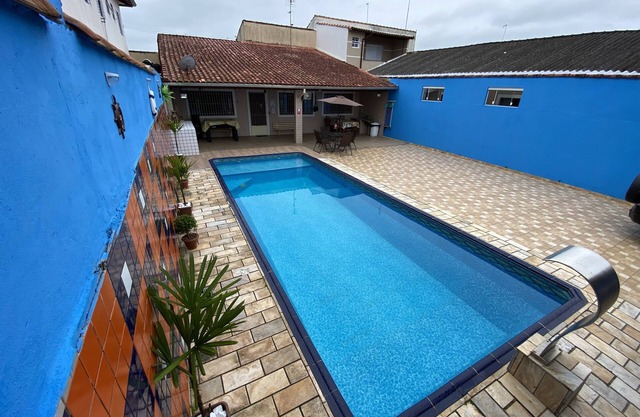 Cozy house with pool in Praia Grande - 5 minutes from the beach!