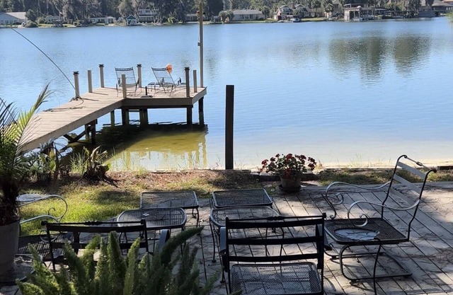 Cozy Lake Front Retreat with beautiful views and two docks.