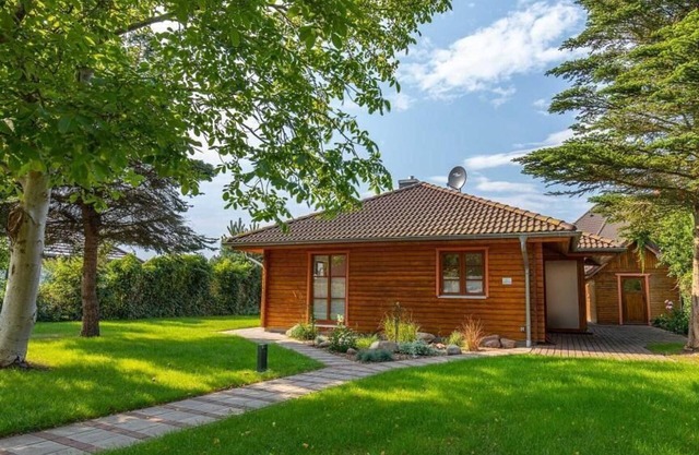 Cozy living in the wooden cottage.
