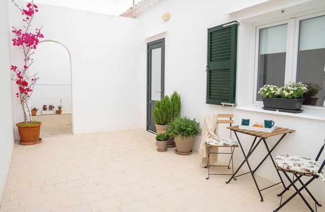 Cozy one-story Minorcan house with patio. Excellent location