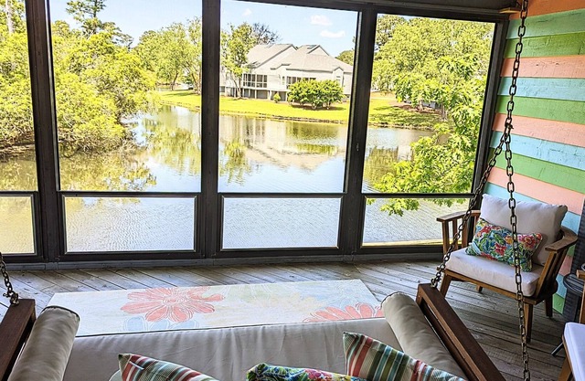 Cozy, private and well appointed waterfront home available long term.