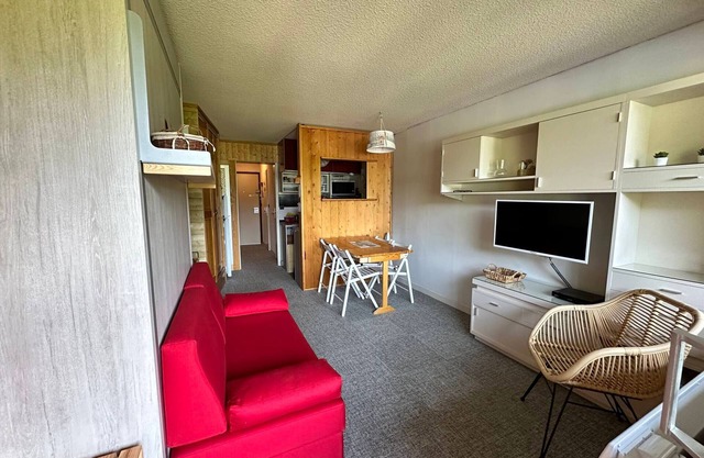 Cozy studio cabin with balcony, parking - Villard-de-Lans