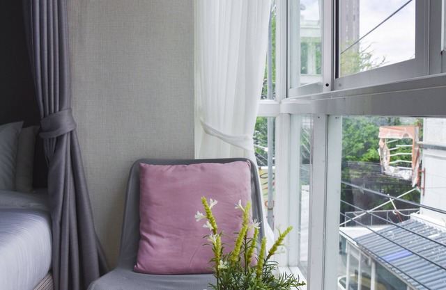 Cozy twin room close to Ratchada train market and MRT-Huai Khwang | 301