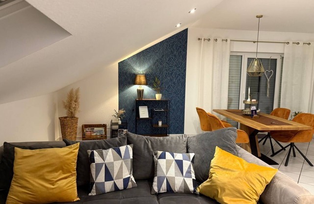 Cozy vacation apartment Jolie, bathroom, WC, 2 bedrooms - Gästehaus Jolie Losheim am