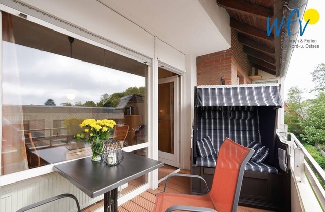Cozy vacation apartment with balcony & garden use on Borkum!